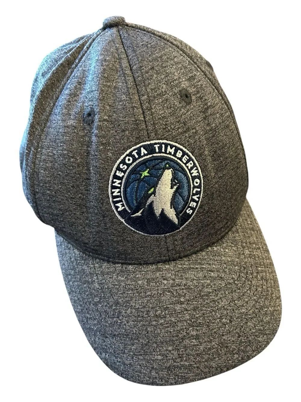 NEW Minnesota Timberwolves Grey Logo Baseball Cap